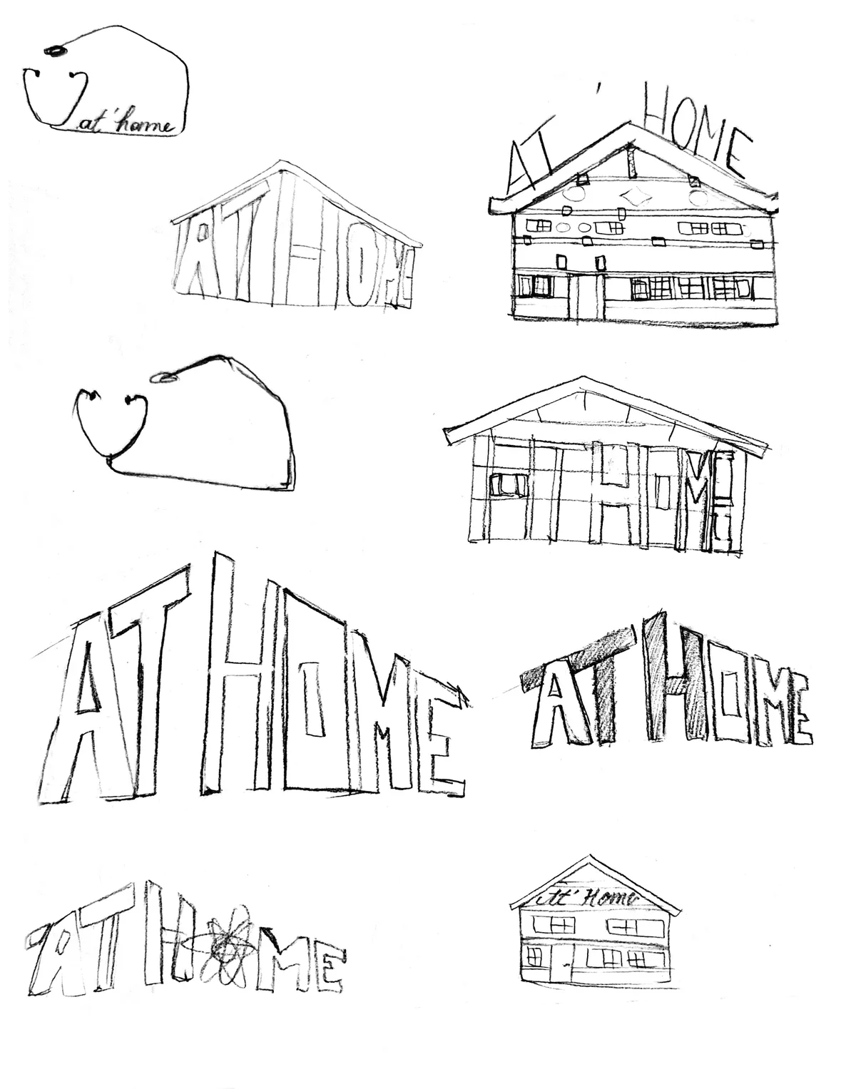 AT-HOME — logo pour un infirmier libéral — visuel 2